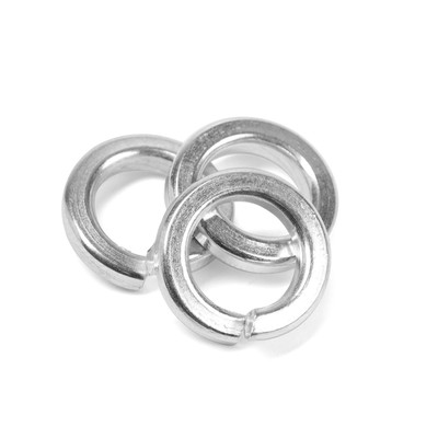 Шайба ТУНДРА, пружинная, разрезная, гровер, DIN127, оцинкованная, М8, 1 кг