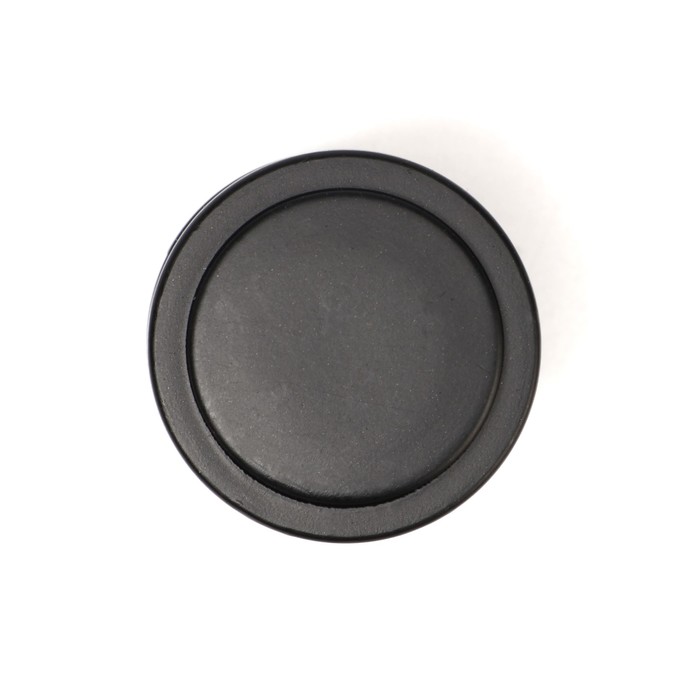 Ручка кнопка CAPPIO PK104, D=25 мм, пластик, цвет черный