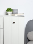 Ручка-кнопка CAPPIO PK106, d=12 мм, пластик, цвет графит/золото (комплект 2 шт) - фото 51667772