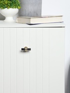 Ручка-кнопка CAPPIO PK106, d=12 мм, пластик, цвет графит/золото (комплект 2 шт) - фото 51667773