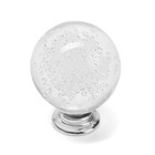 Ручка-кнопка CAPPIO PK115, d=35 мм, пластик, цвет хром 9905925