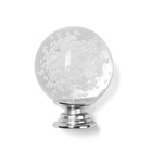 Ручка-кнопка CAPPIO PK115, d=35 мм, пластик, цвет хром 9905925