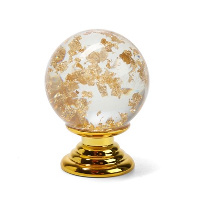 Ручка-кнопка CAPPIO PK106, d=25 мм, пластик, цвет золото