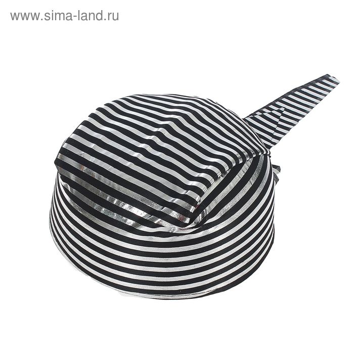 Карнавальная бандана "Пират", полосатая, р-р 56-58 - Фото 1