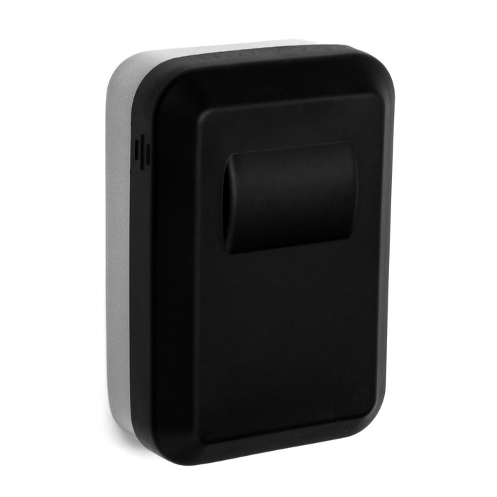 Сейф-ключница кодовая ТУНДРА, металлическая, с защитной крышкой, цвет серый/черный - Фото 1