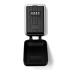 Сейф-ключница кодовая ТУНДРА, металлическая, с защитной крышкой, серый, черный - Фото 4