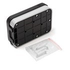 Сейф-ключница кодовая ТУНДРА, металлическая, с защитной крышкой, серый, черный - Фото 10