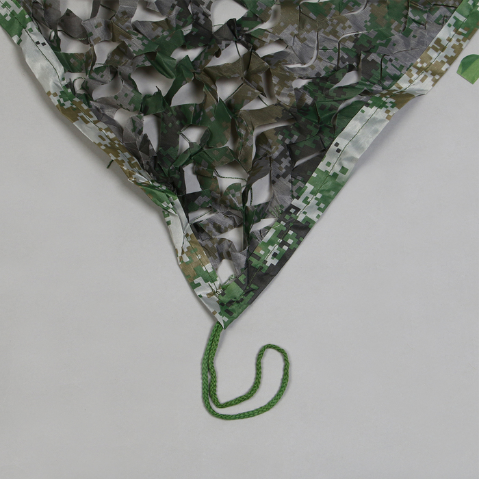 Сетка маскировочная, 5 × 2 м, двухслойная, песочно-зелёная, с люверсами