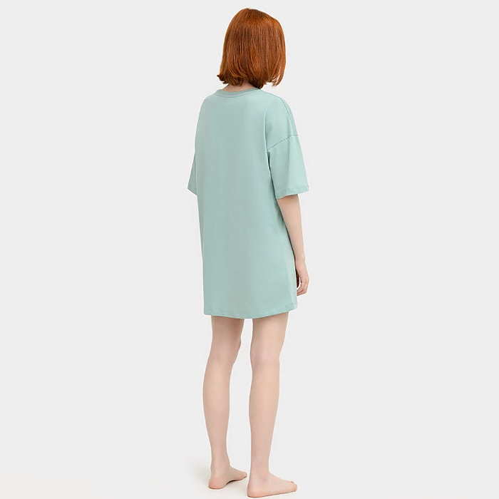 Платье домашнее женское, цвет мятный, размер 44 (S)