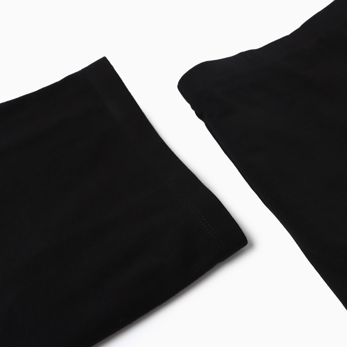 Набор мужских трусов боксеры (2 шт), цвет черный/черный, размер 50 (L)
