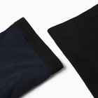 Набор мужских трусов боксеры (2 шт), цвет синий/черный, размер 50 (L) - фото 23906344