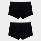 Набор мужских трусов боксеры (2 шт), цвет черный/черный, размер 54 (XXL) - фото 23807613