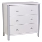 Комод Polini kids Simple 3501, цвет белый-серый - Фото 1