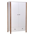 Шкаф двухсекционный Polini kids Simple 3510, с ящиками, цвет белый-дуб крафт 10393971 - фото 319812455