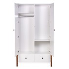 Шкаф двухсекционный Polini kids Simple 3510, с ящиками, цвет белый-дуб крафт 10393971 - фото 319812460