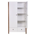 Шкаф двухсекционный Polini kids Simple 3510, с ящиками, цвет белый-дуб крафт 10393971 - фото 319812461