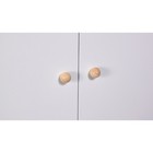 Шкаф двухсекционный Polini kids Simple 3510, с ящиками, цвет белый-натуральный 10393972 - фото 319812479