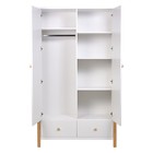 Шкаф двухсекционный Polini kids Simple 3510, с ящиками, цвет белый-натуральный 10393972 - фото 319812473