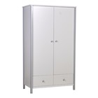 Шкаф двухсекционный Polini kids Simple 3510, с ящиками, цвет белый-серый 10393973 - фото 319812485