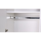 Шкаф двухсекционный Polini kids Simple 3510, с ящиками, цвет белый-серый 10393973 - фото 319812490