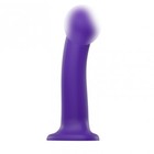 Фаллоимитатор Strap-On-Me Dildo Dual Density Semi-Realistic гнущийся, фиолетовый L, 19 см - Фото 1