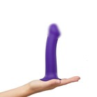 Фаллоимитатор Strap-On-Me Dildo Dual Density Semi-Realistic гнущийся, фиолетовый L, 19 см - Фото 3