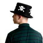 Карнавальная шляпа-цилиндр «Череп», р-р. 56-58 - Фото 3