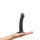 Фаллоимитатор Strap-On-Me Dildo Dual Density Semi-Realistic гнущийся, черный S, 17 см - Фото 5