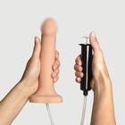 Фаллоимитатор Strap-On-Me Dildo Semi-Realistic с функцией эякуляции, ванильный L, 18,2 см - Фото 2