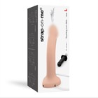 Фаллоимитатор Strap-On-Me Dildo Semi-Realistic с функцией эякуляции, ванильный L, 18,2 см - Фото 6