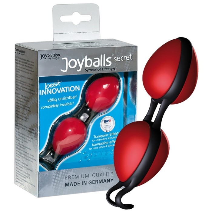Вагинальные шарики Joyballs Secret красные - Фото 1