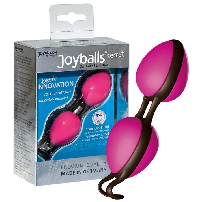 Вагинальные шарики Joyballs Secret розовые - Фото 1