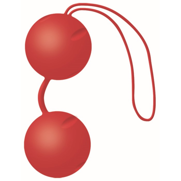 Вагинальные шарики Joyballs Trend красные, матовые - Фото 1