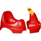 Горшок детский в форме игрушки «Машинка» Lapsi 420х285х265мм, цвет красный - Фото 3