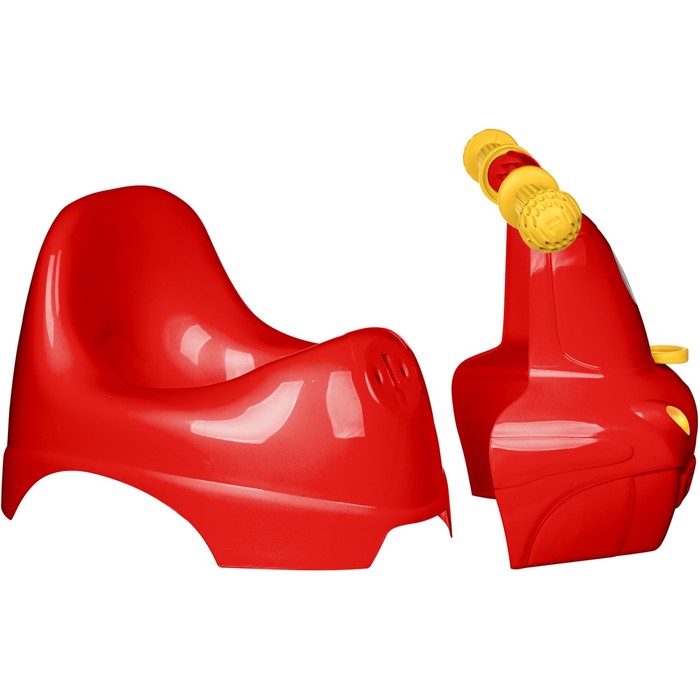 Горшок детский в форме игрушки «Машинка» Lapsi 420х285х265мм, цвет красный
