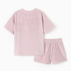 Костюм детский (футболка, шорты) KAFTAN Plushy р.32 (110-116), лиловый - Фото 8