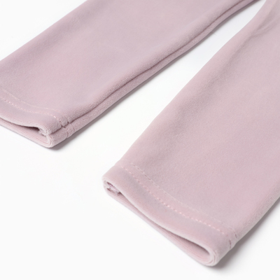 Костюм (свитшот, лосины) для девочки KAFTAN Plushy, лиловый, размер 30 (98-104 см)