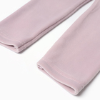 Костюм детский (свитшот, лосины) KAFTAN Plushy р.34 (122-128), лиловый - фото 26239225