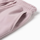 Костюм детский (свитшот, брюки) KAFTAN Plushy, размер 32 (110-116 см), лиловый - фото 27654822