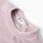 Костюм детский (свитшот, брюки) KAFTAN Plushy, размер 32 (110-116 см), лиловый - фото 24026336