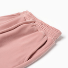 Костюм детский (свитшот, брюки) KAFTAN Plushy, размер 30 (98-104 см), розовый - фото 27654870