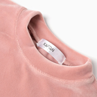 Костюм детский (свитшот, брюки) KAFTAN Plushy р.32 (110-116), розовый - Фото 7