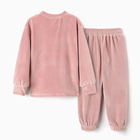 Костюм детский (свитшот, брюки) KAFTAN Plushy р.32 (110-116), розовый - Фото 11