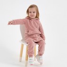 Костюм Крошка Я (толстовка и брюки), р. 80-86, розовый 10327407