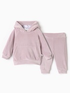 Костюм Крошка Я (толстовка и брюки), р. 68-74, лиловый 10327409