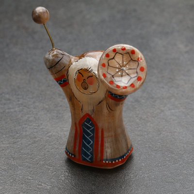 Сувенир " Эскимос-шаман", селенит