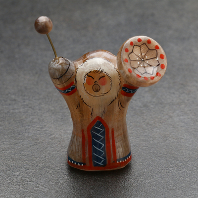 Сувенир " Эскимос-шаман", селенит