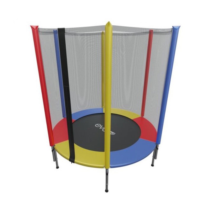 Батут с внешней сеткой EVO JUMP Color, диаметр 4,5ft 140 см - Фото 1