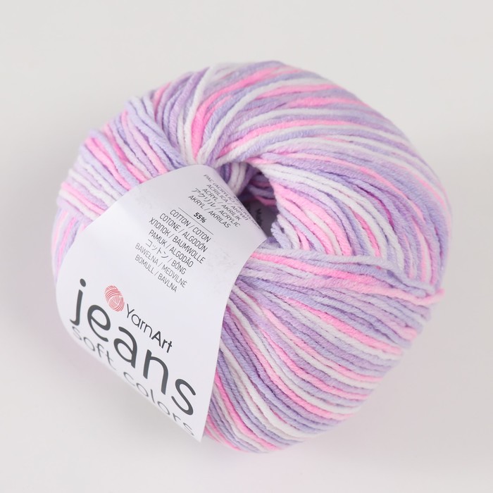 Пряжа "Jeans Soft Colors" 55% хлопок, 45% акрил 160м/50гр (6205)