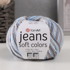 Пряжа "Jeans Soft Colors" 55% хлопок, 45% акрил 160м/50гр (6210) - фото 321218495